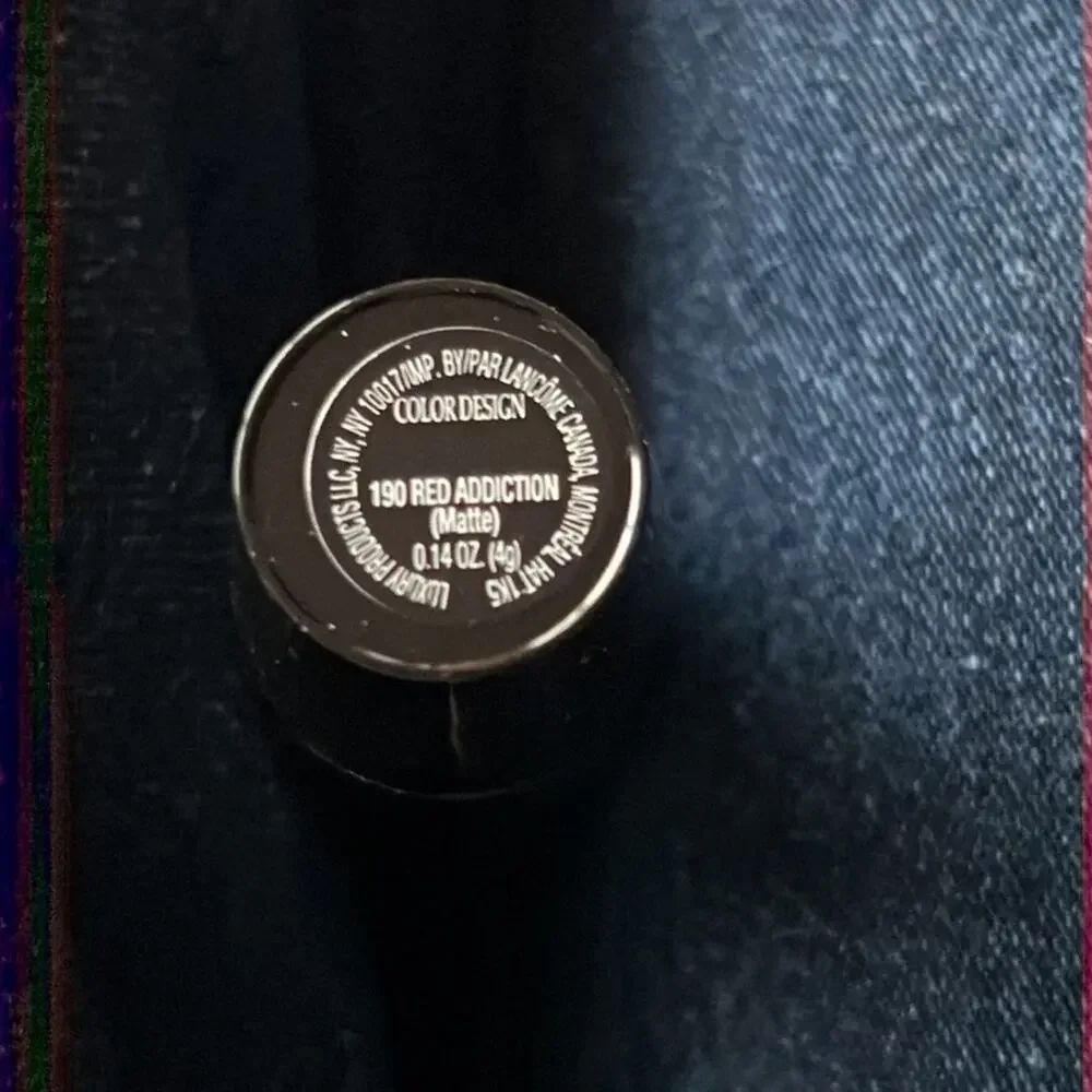Lancôme 3 Piece Gift Set Sparkle Bag Red Lipstick Powder Blush